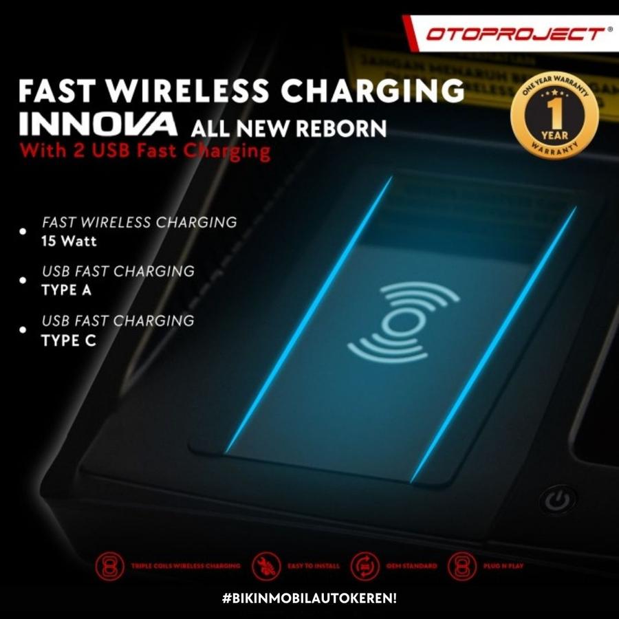 Wireless Charging A.N Innova 2016 With 2 Usb Fast Charging